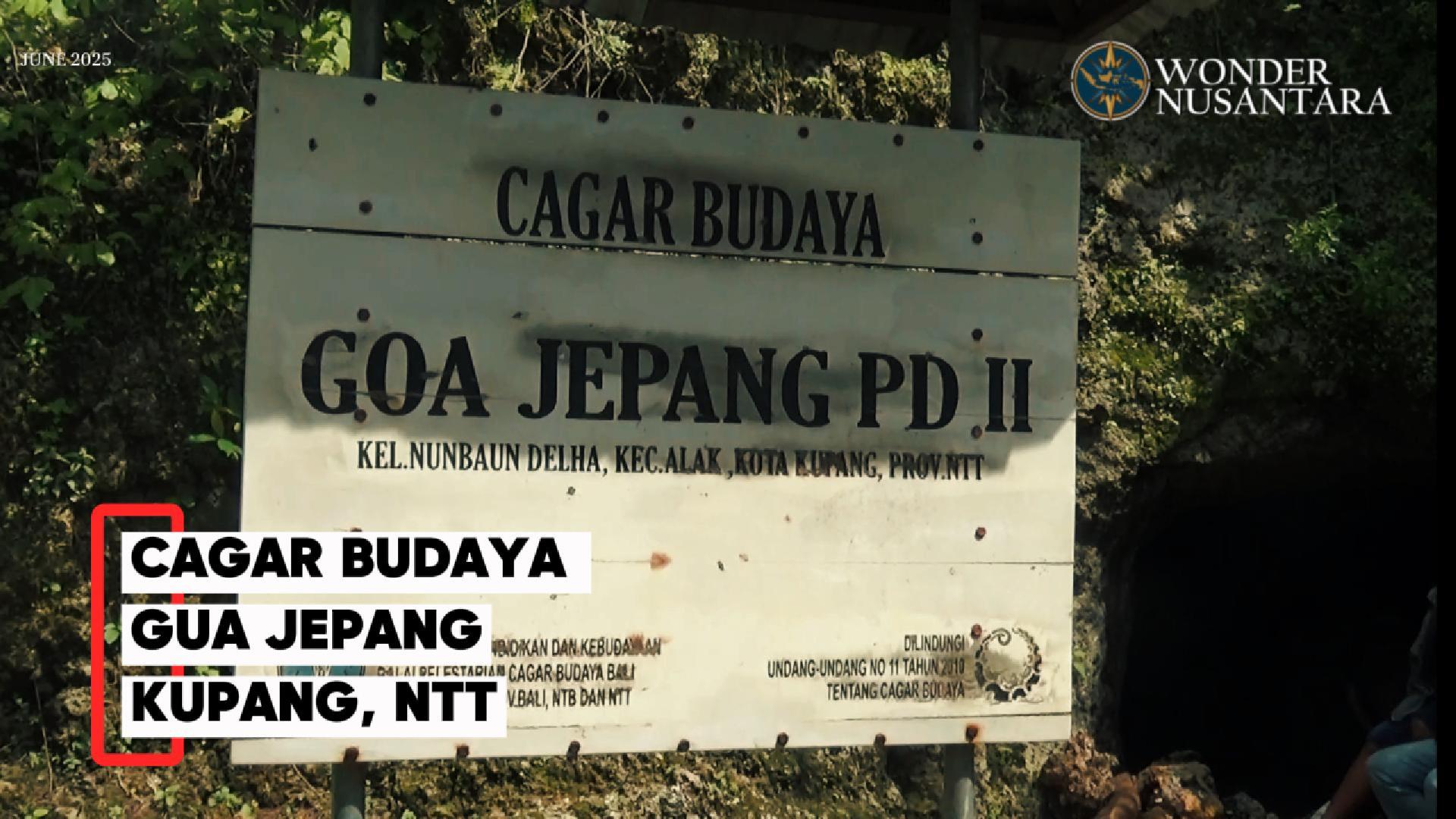 Goa Jepang Kupang: Saat Musim Hujan Menghidupkan Pemandian Alam di Balik Meriam Perang