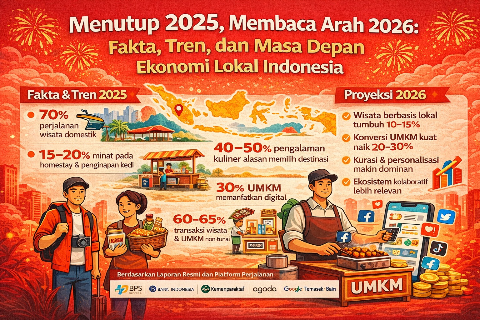 Menutup 2025, Membaca Arah 2026: Fakta, Tren, dan Masa Depan Ekonomi Lokal Indonesia