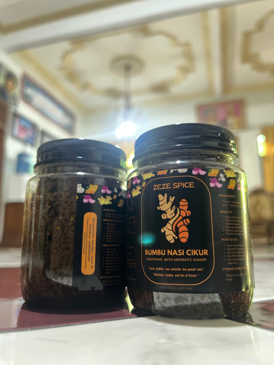 Zeze Spice- Bumbu Tabur Rempah Nusantara – Varian Cikur