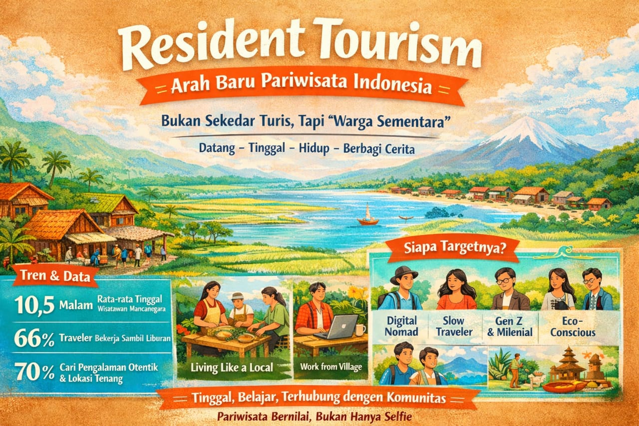 Resident Tourism, Arah Baru Pariwisata Indonesia