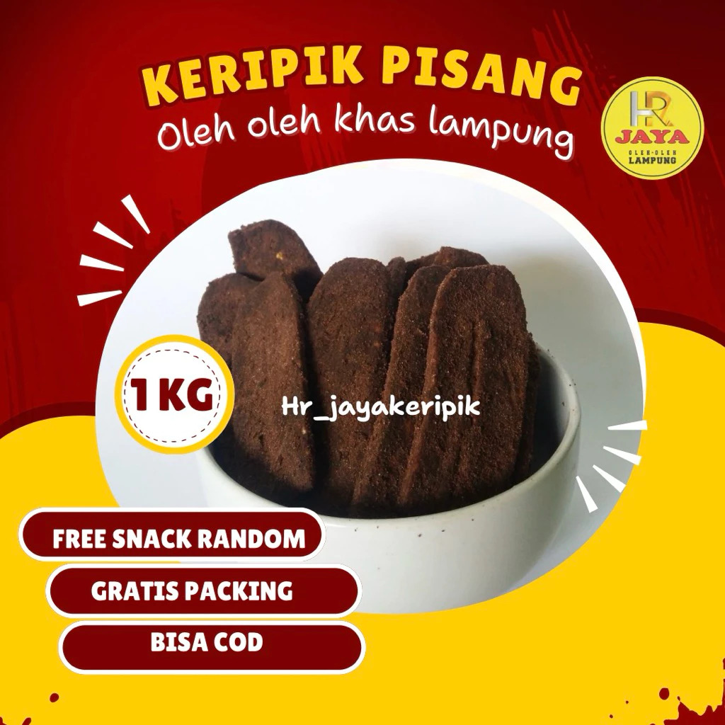 Keripik Pisang Kepok Khas Lampung – Coklat & Aneka Rasa