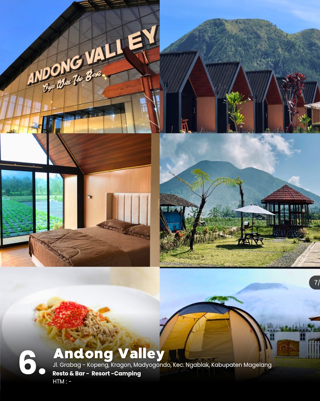 Andong Valley Kopeng–Ngablak di Bawah The Lawu Group: Resto & Resort View Gunung Andong, Camping Sejuk, dan Destinasi Favorit Keluarga